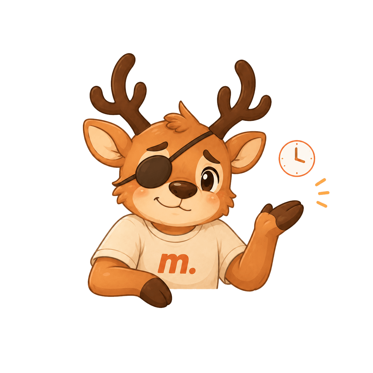 Morfi, el venado, descansando el domingo